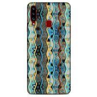 Samsung Galaxy A20s Kılıf Baskılı Özel Seri Taşlı (30) Silicone Case