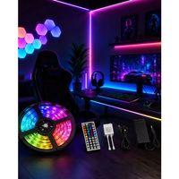 5 Metre Rgb Led Şerit Kumandalı 5050 Renk Değiştiren Led Strip