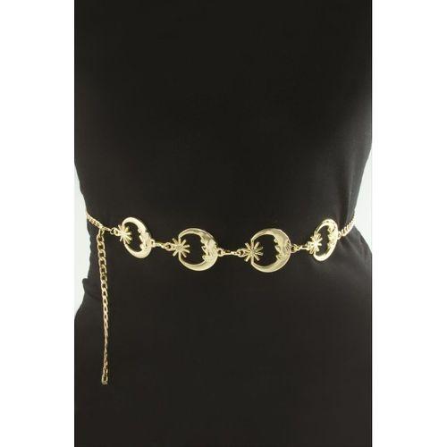 Ay Yıldız Metal Zincir Kemer