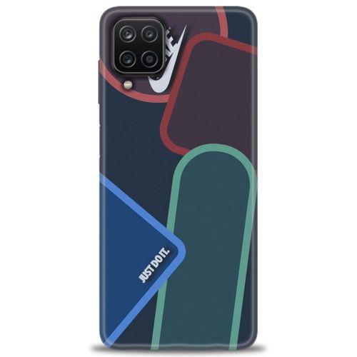 Samsung Galaxy M12 Kılıf HD Baskılı Kılıf - Just Do It + Tam Ekran Koruyucu