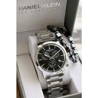 Daniel Klein Erkek Kol Saati 30 Metre Suya Dayanıklı Çelik Kordon + Bileklik Hediyeli VS.BLKT.0814