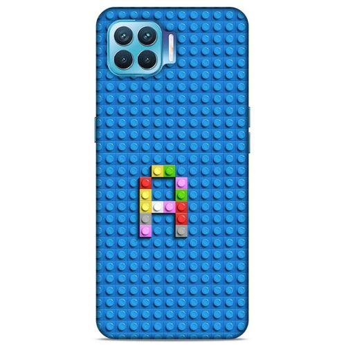 Lopard Oppo Reno 4 Lite Uyumlu Kılıf BloX (11) Tam Koruma A Harfi