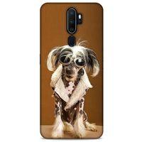 Oppo A5 2020 Kılıf Köpek Kıyafetleri (12) Koruyucu Silikon Chinese Crested