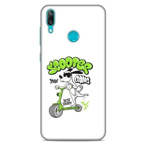 Animax Scooter Doggy Huawei Y7 Prime 2019 Kılıf Desenli Silikon