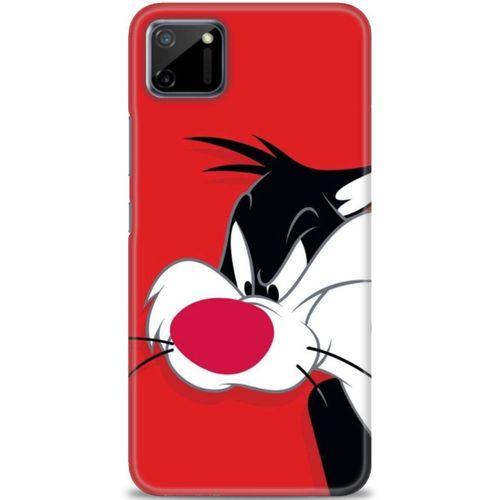 Realme C11 Kılıf HD Baskılı Kılıf - Sylvester + Tam Ekran Koruyucu