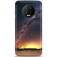 Lopard İnfinix Note 7 Uyumlu Kılıf Gece'S (30) Silicone Case Sarı Lacivert