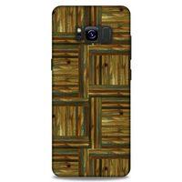 Lopard Samsung Galaxy S8 Uyumlu Kılıf Wood'X (47) Crystal Flex Kılıf Baskılı