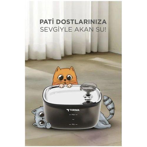 Otomatik Filtreli Kedi Köpek Su Pınarı Su Çeşmesi Ultra Sessiz Su Şelalesi 2.5lt