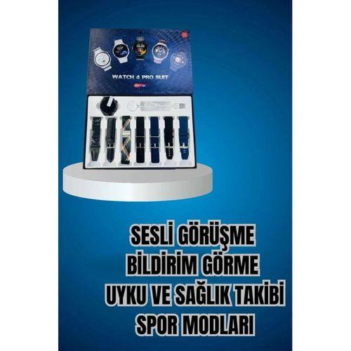 Ucuz Kaliteli Yeni Nesil 7 Kordonlu Akıllı Saat Ve Kablosuz Bluetooth Kulaklık Anc Özelliği