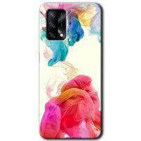 BeRa Aksesuar Oppo A54 Kılıf Baskılı Kapak - Gökkuşağı Color +Tam Kaplayan Mat Seramik