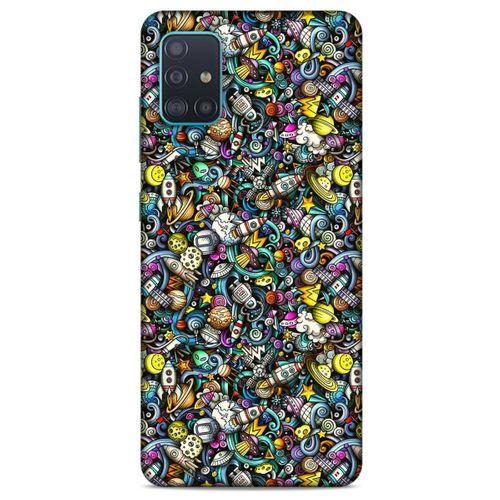 Graffitix (48) Desenli Silikon Kapak Samsung Galaxy A51 Kılıf