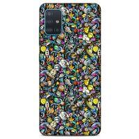 Graffitix (48) Desenli Silikon Kapak Samsung Galaxy A51 Kılıf