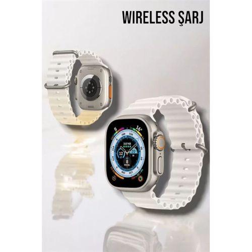 Bluetooth Bağlantılı 49mm Dokunmatik Akıllı Saat Sağlık Ve Spor Takip Özellikli