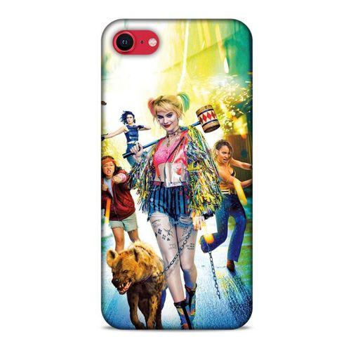 Apple iPhone SE 2020 Uyumlu Kılıf Harley Quinn (32) Soft Silikon Kılıf Lavanta pembesi