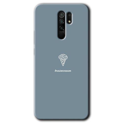 Xiaomi Redmi 9 HD Baskılı Kılıf + 9D Tam Ekran Koruyucu - Beyin Gıdası