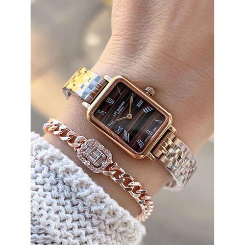 Lee Cooper Küçük Kasa Vintage Özel Tasarım 2 Yıl Garantili 3 Atm Kadın Kol Saati+Bileklik 08232.440