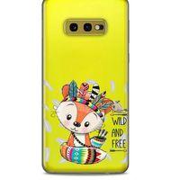 Zoologix (49) Samsung Galaxy S20 Fe Şeffaf Kılıf Silikon Desenli