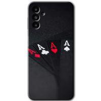 MRCİLETİSİM Samsung Galaxy M23 Kılıf Baskılı Kapak - Full As + 5D Tam Kaplayan Cam