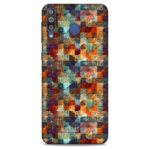 Samsung Galaxy M30 Kılıf Pastel Renkler (4) Koruma Kılıfı Yeşil Kırmızı