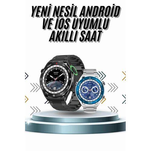 Akıllı Saat 1.62 İnç Ultimate Nabız Sensörlü Sesli Görüşme Yapabilen