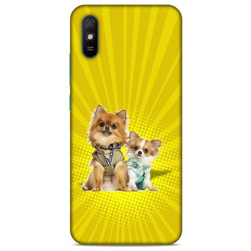 Xiaomi Redmi 9A Kılıf Köpek Kıyafetleri (22) Tam Koruma Kılıfı Chihuahuas Tulum
