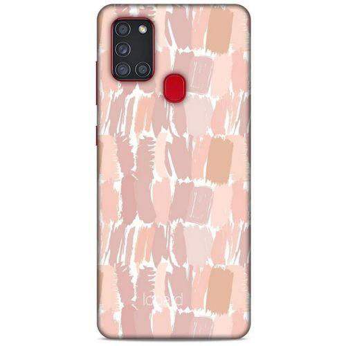 Samsung Galaxy A21s Kılıf Pastel Renkler (18) Telefon Kılıfları Şeker Pembe