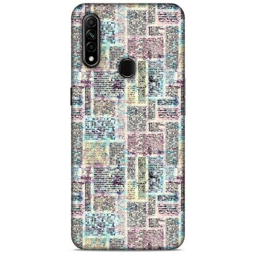Oppo A31 Kılıf Pastel Renkler (7) Telefon Kılıfı Pembe Mavi