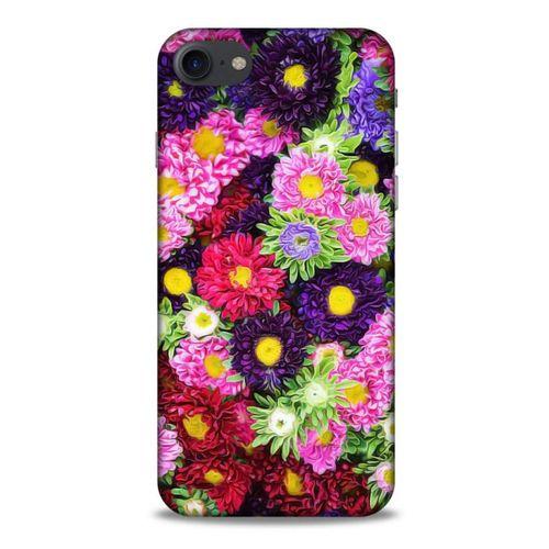 Lopard Apple Iphone 8 Uyumlu Kılıf Bahar (43) Thin Fit Kılıf Çiçek Buketi