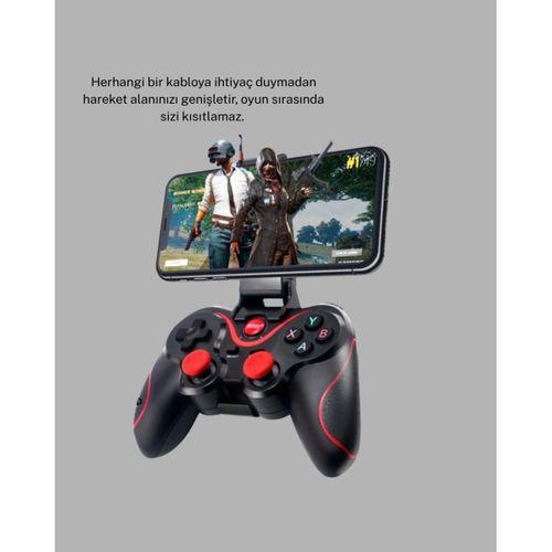 Kablosuz Bluetooth Oyun Kolu Mobil Tv Pc Uyumlu Ergonomik Tasarım
