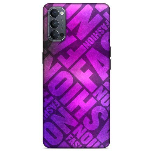 Oppo Reno 4 Uyumlu Kılıf Pembe Delisi (21) Koruyucu Kapak Fuşya