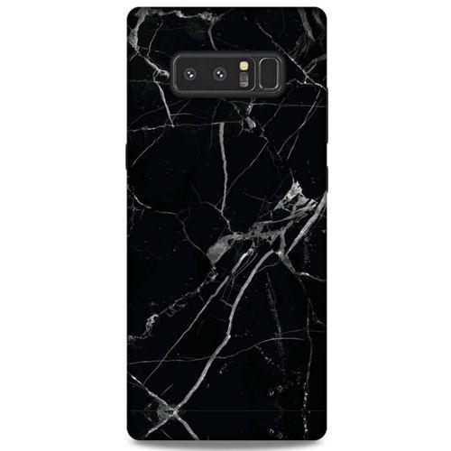 Mermer Desenli (17) Tema Tasarım Kılıf Siyah Samsung Galaxy Note 8 Kılıf