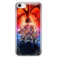 Apple iPhone SE 2020 Kılıf Sranger Things Arka Kapak Koruma Desenli Full Koruyucu