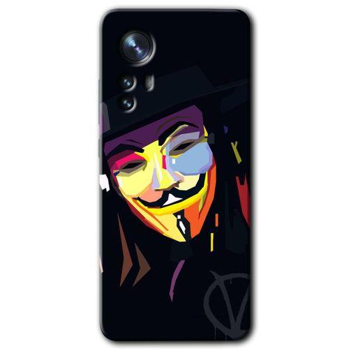 Potkal Hediye Fabrikası Xiaomi Mi 12 Kılıf HD Desen Baskılı Arka Kapak - Vendetta