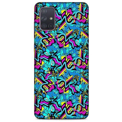Graffitix (30) Desenli Silikon Kapak Samsung Galaxy A71 Kılıf