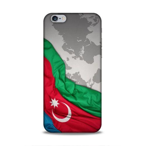Apple Iphone 6 Uyumlu Kılıf Azarbaijan (16) Kalın Kılıf Harita Bayrak
