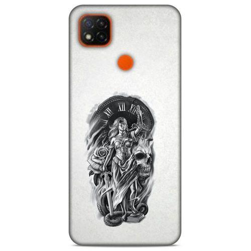Lopard Xiaomi Redmi 9C Uyumlu Kılıf Tattoo's (44) Tough Armor Kılıf Terazi