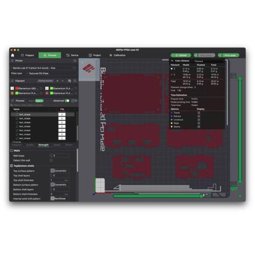 MiSTer FPGA Bambu Kasa 3D Baskı (Bu ürün Sadece Plastik parçadır - Almadan Önce Soru Sorabilirsiniz)