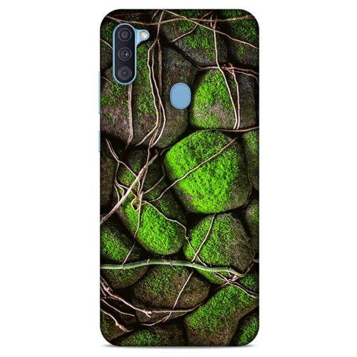Samsung Galaxy A11 Kılıf Baskılı Özel Seri Taşlı (46) Core Armor Kılıf