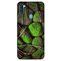 Samsung Galaxy A11 Kılıf Baskılı Özel Seri Taşlı (46) Core Armor Kılıf