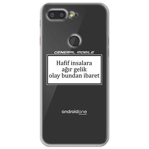 General Mobile GM 9 Pro Kılıf HD Yazı Baskılı Silikon Arka Kapak - Yazı 2