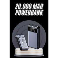 Hızlı Şarj Özellikli 20.000 Mah Dijital Göstergeli Usb Girişli Android Ve İos Uyumlu Powerbank