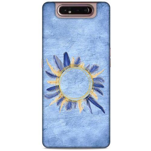 Samsung Galaxy A80 Kılıf Desenli Özel Seri Tüyler (19) Kılıfları