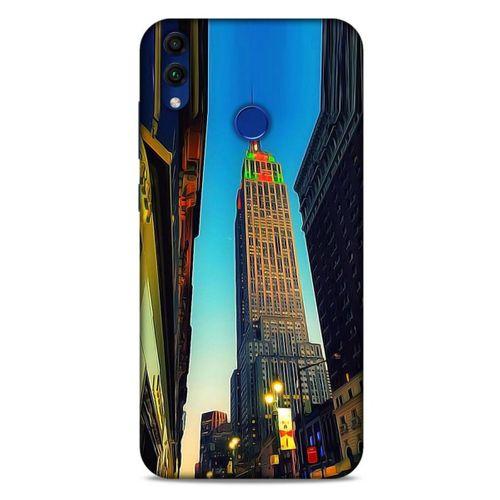 Huawei Honor 8C Kılıf Dünya Mimarisi (6) Silikon Kılıf Empire State