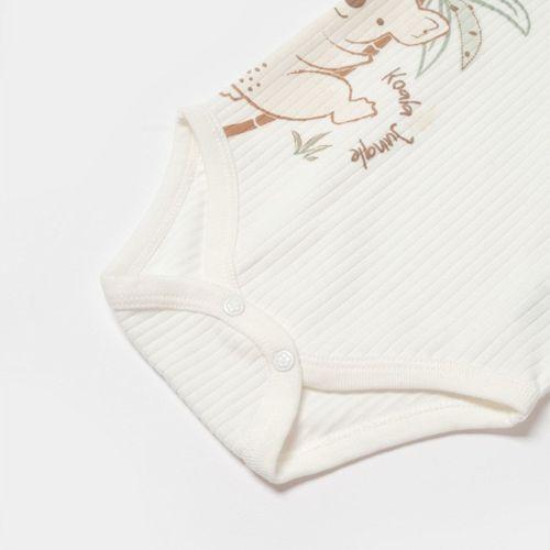 Bibaby Bibaby Biorganic Koala Jungle Uzun Kol Bebek Body 56969 Mint