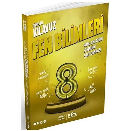8. Sınıf Fen Bilimleri Öğreten Kılavuz Konu Anlatımlı Etkinlikli Soru Bankası KVA Yayınları