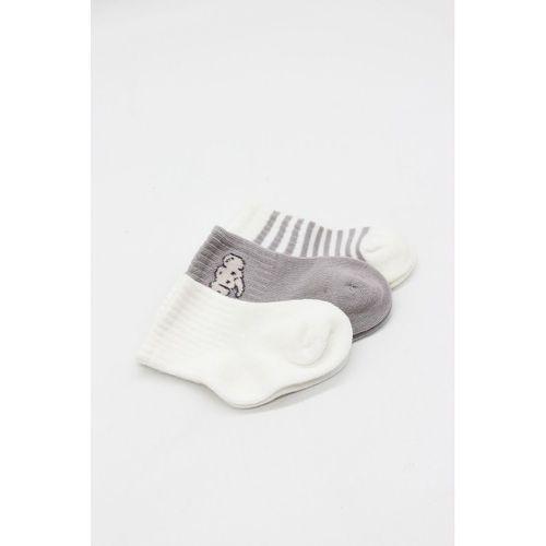 Bistyle Elephant Boy 3'lü Penye Soket Çorap 10135 Ekru
