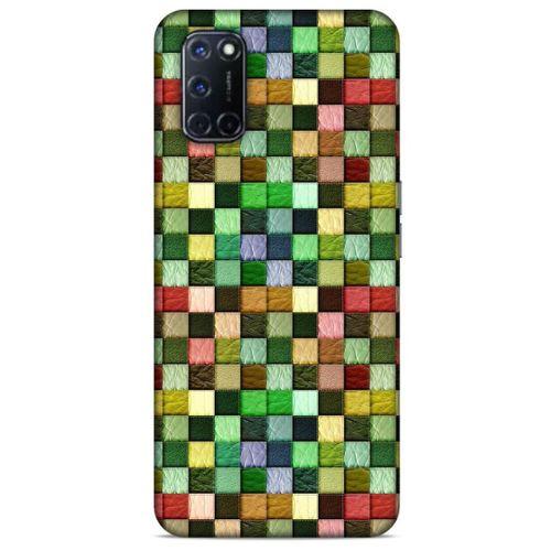 Oppo A72 Kılıf Patchwork (50) Shockproof Kılıf Karışık Renkli