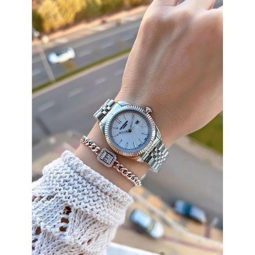 Lee Cooper Çelik Kordonlu 3 Atm Suya Dayanıklı 2 Yıl Garantili Kadın Kol Saati BC.08210.570