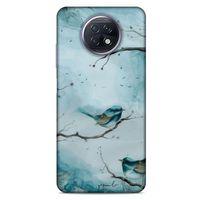 Lopard Xiaomi Redmi Note 9T Uyumlu Kılıf Y.Liva-2020 Seri Mavi Kuş Hybrid Kılıf