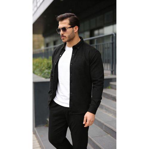 Erkek Uzun Kollu Süet Gömlek